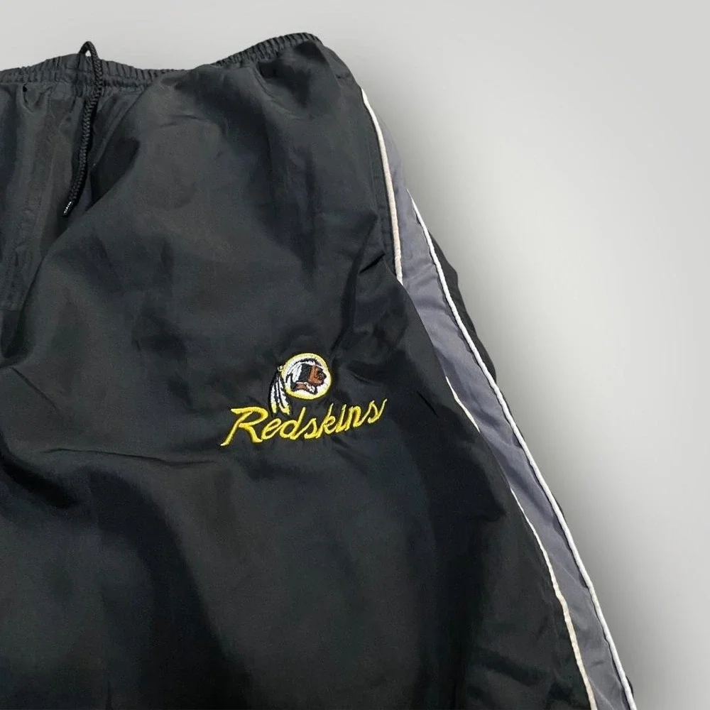 VTG Washington Redskins Pants Mens 3XL‎ Black NFL Football Fleece Lined Made USA